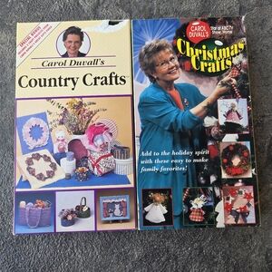 Carol Duvall's Country Crafts and Christmas Crafts Media VHS Set